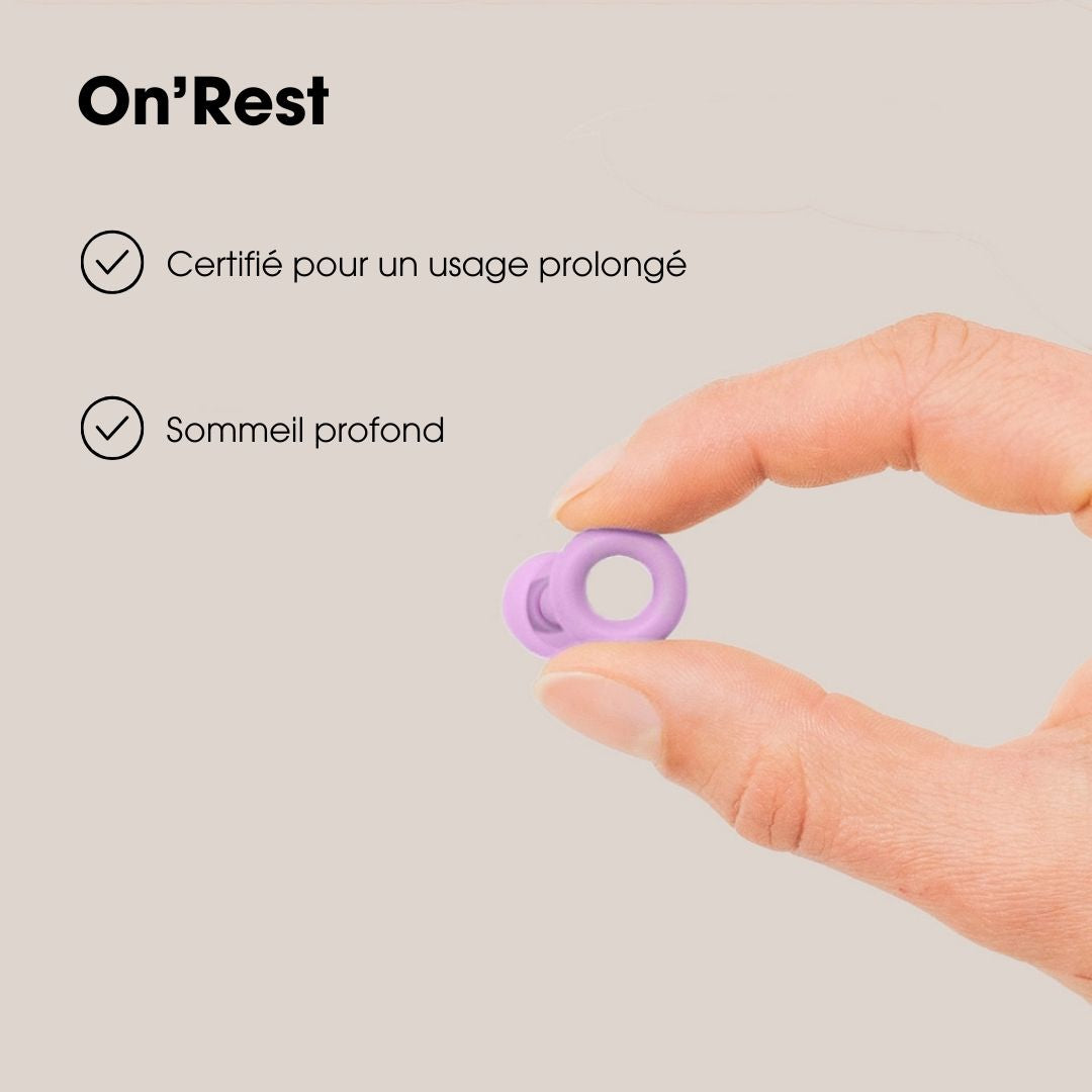 ON'REST Reusable silicone ear plugs to sleep