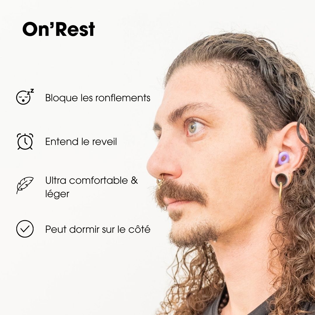 ON'REST Reusable silicone ear plugs to sleep