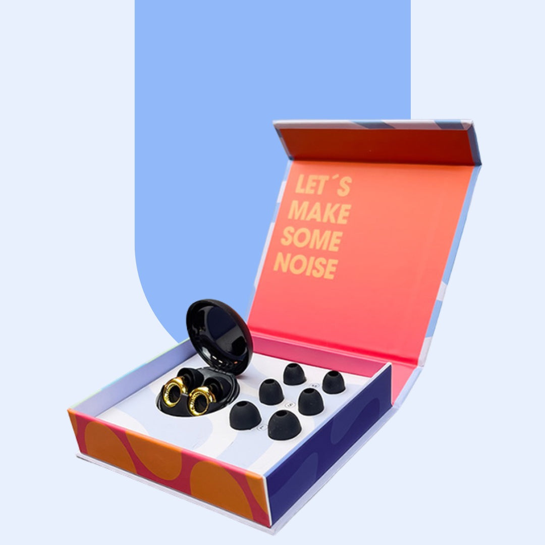 ON’RYTHM Reusable silicone ear plugs for concert and festival