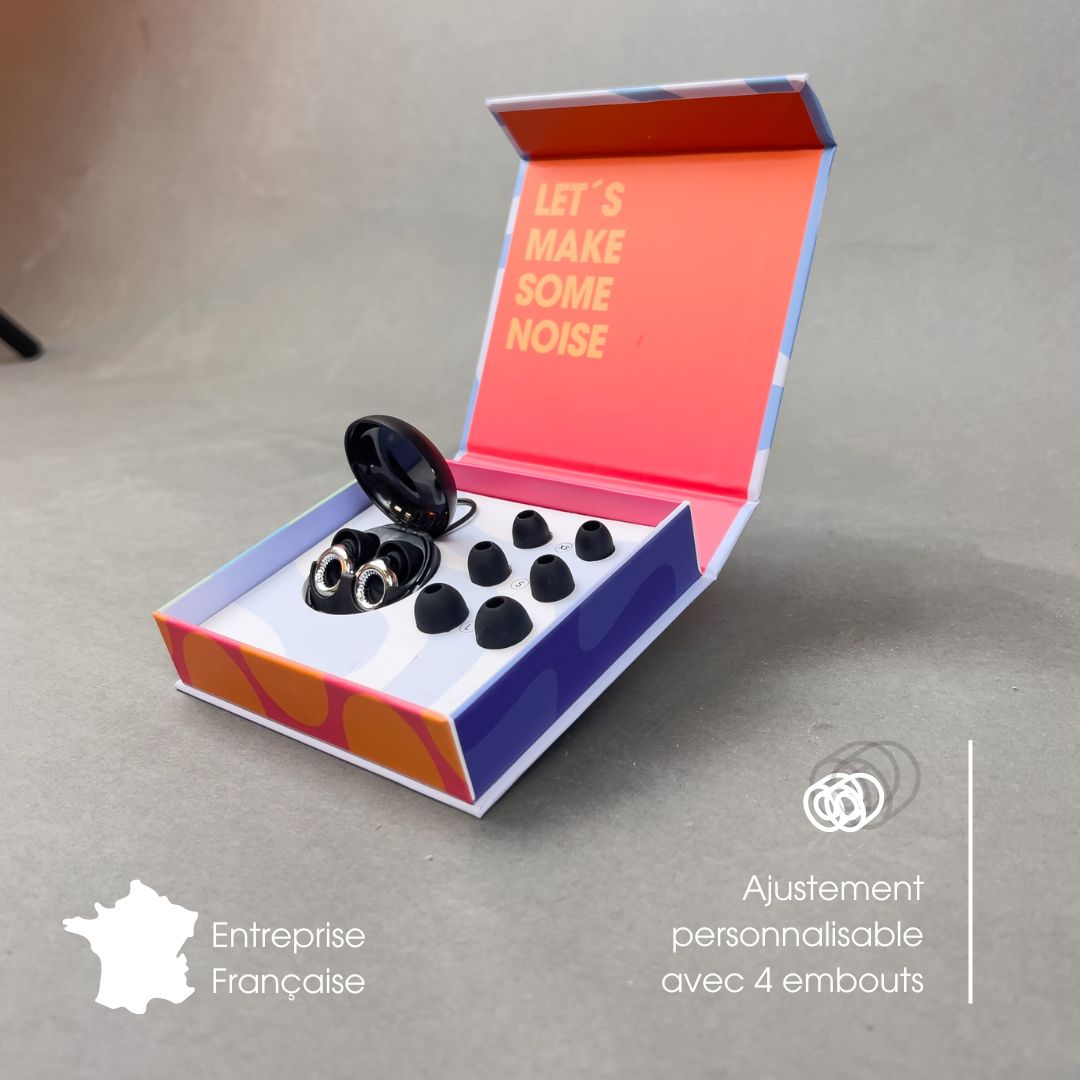 ON’RYTHM Reusable silicone ear plugs for concert and festival