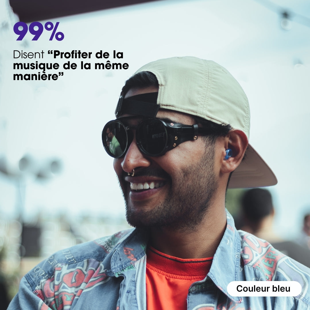 ON’RHYTHM bouchon d'oreille réutilisable en silicone pour concert et festival