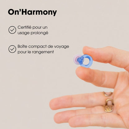 ON'HARMONY Reusable silicone ear plugs for travel