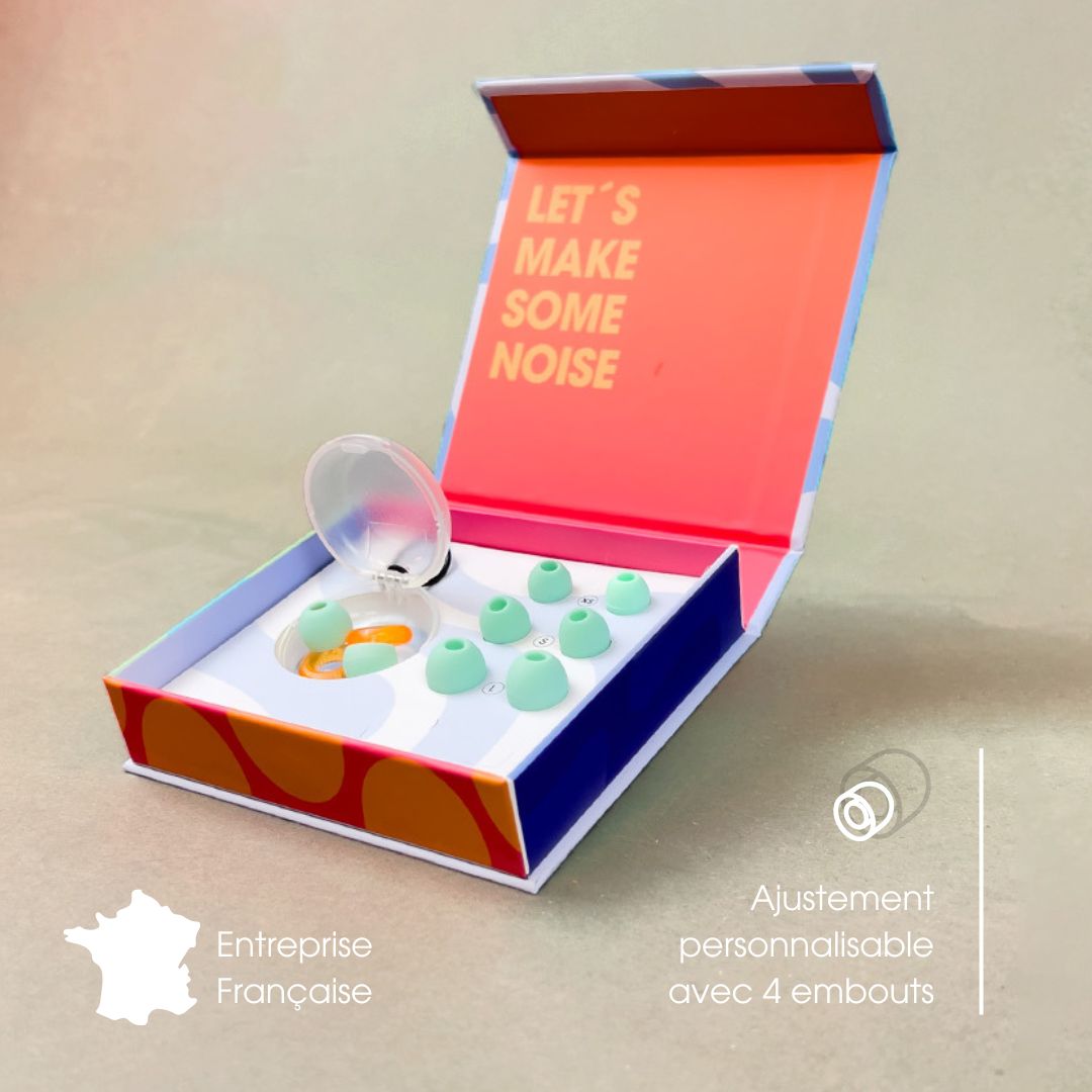 ON'HARMONY Reusable silicone ear plugs for travel