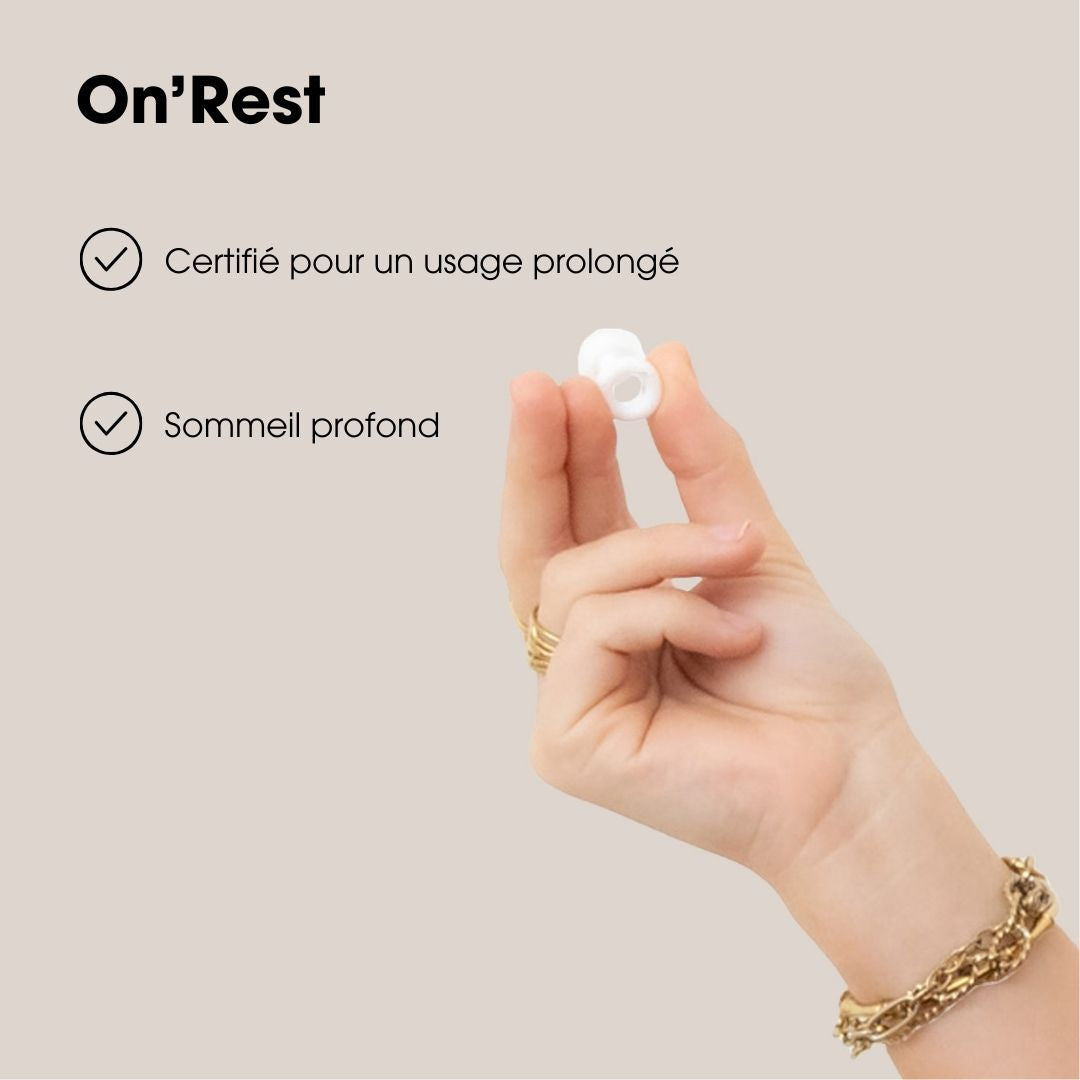 ON'REST Reusable silicone ear plugs to sleep