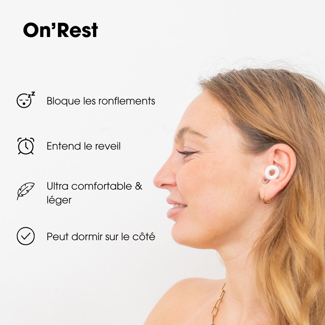 ON'REST Reusable silicone ear plugs to sleep