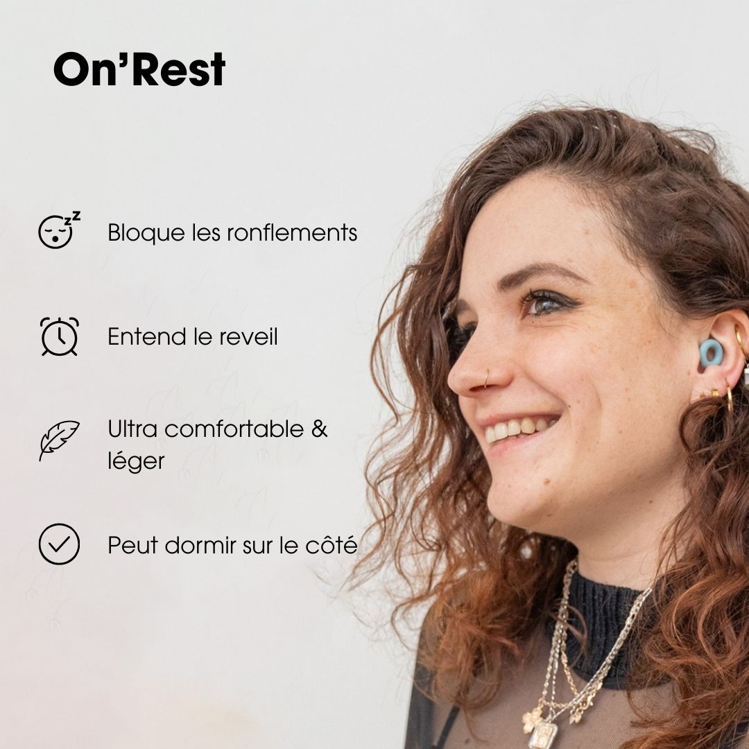 ON'REST Reusable silicone ear plugs to sleep