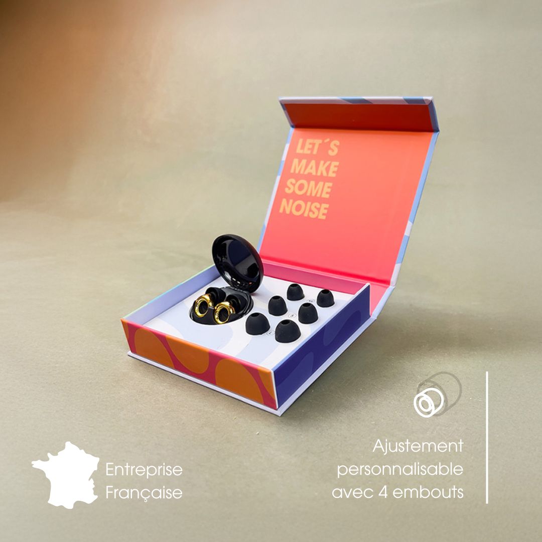ON’RYTHM Reusable silicone ear plugs for concert and festival