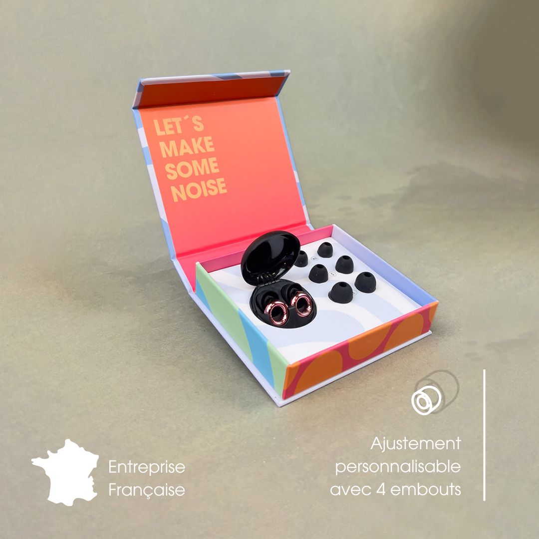 ON’RYTHM Reusable silicone ear plugs for concert and festival