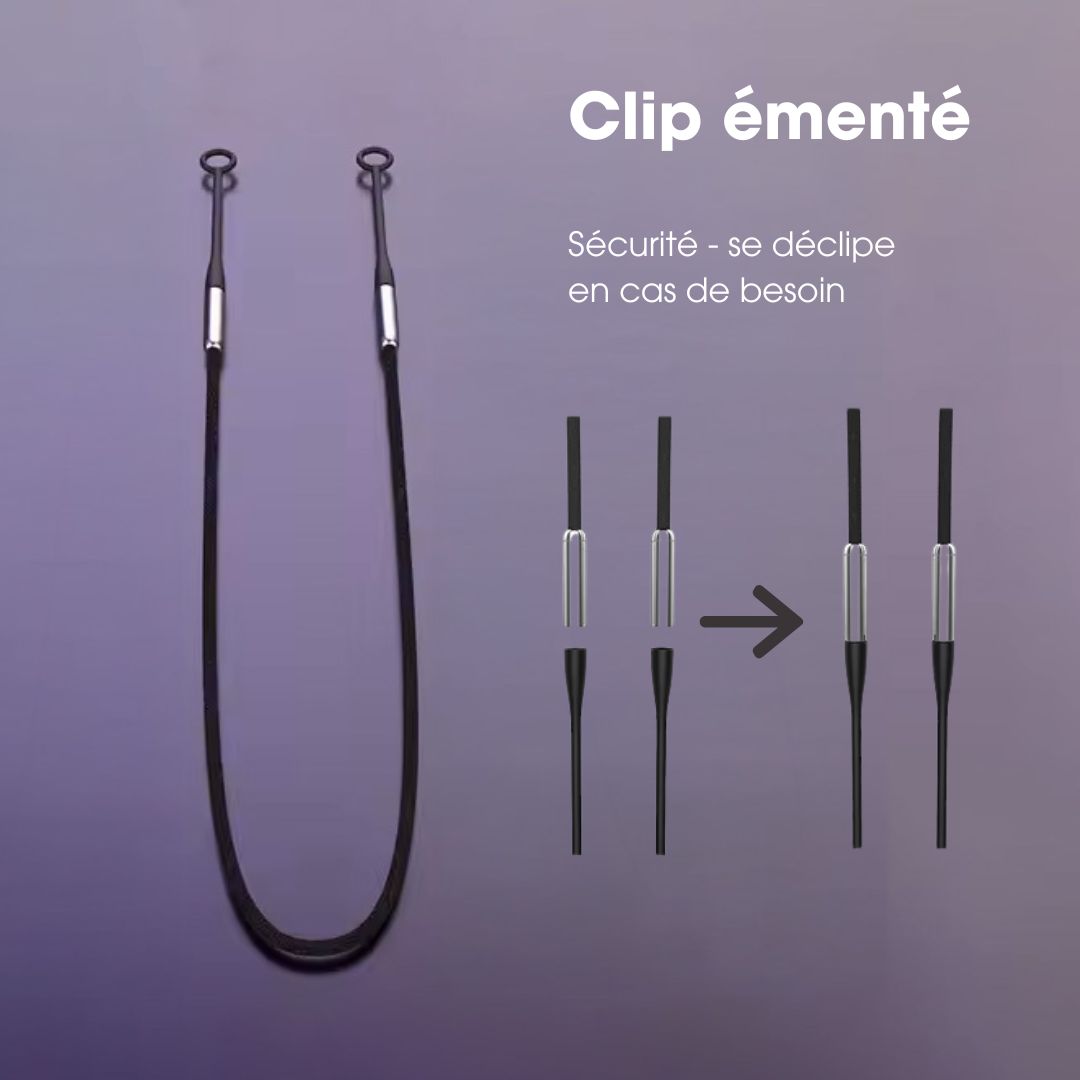 On’Link – Soporte para Tapones de Oídos – Collar de Cuello