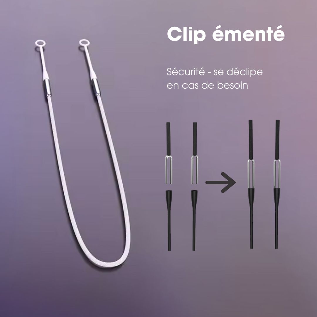 On'Link - Maintien pour bouchons d’oreilles tour de cou