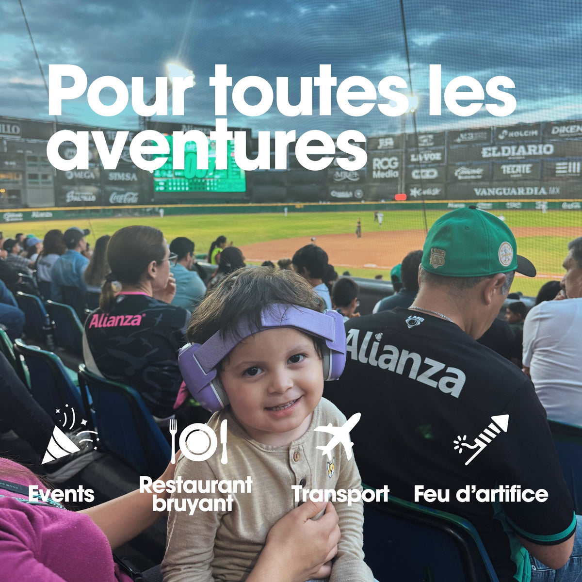 Protection anti-bruit bébé 0 - 3 ans