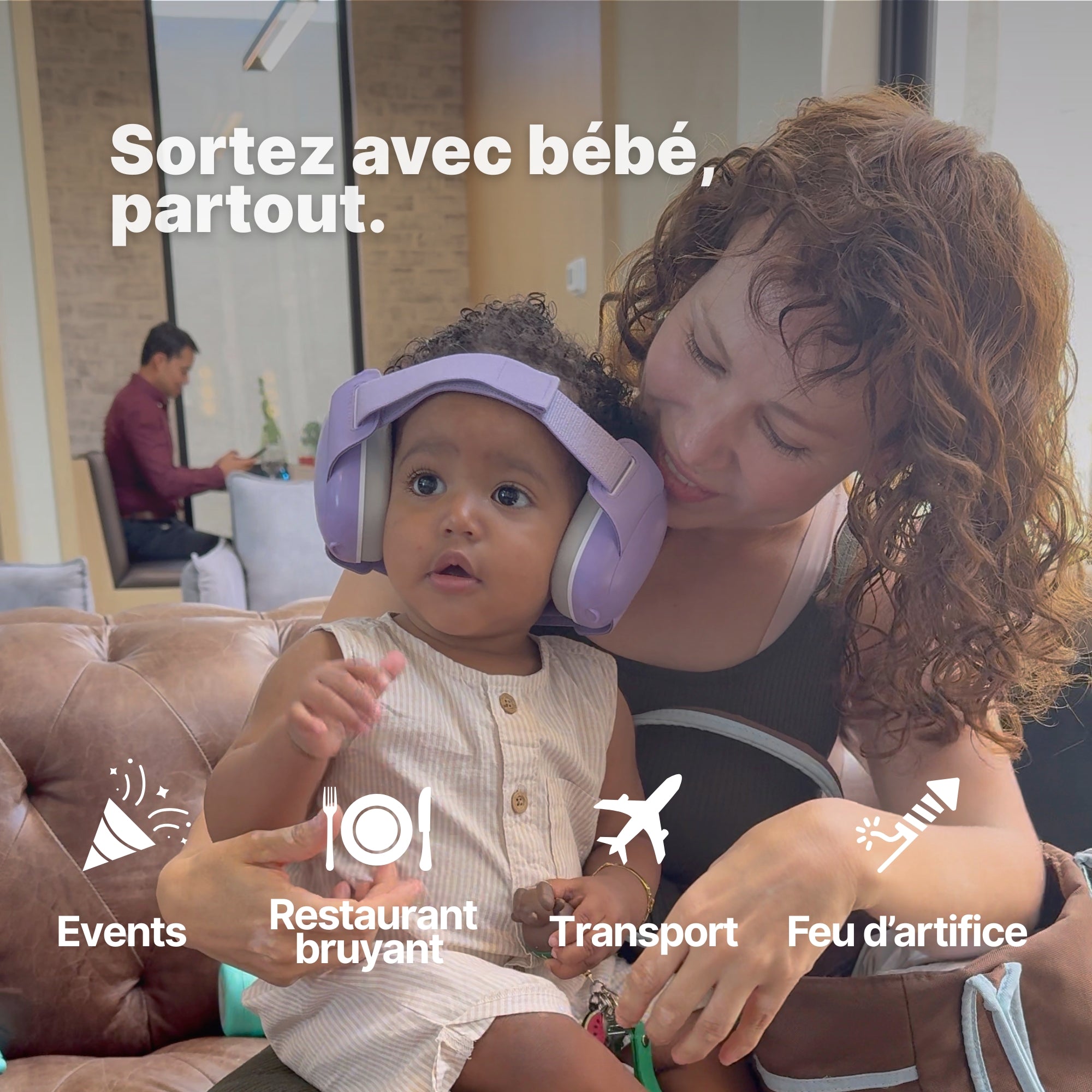 Protection anti-bruit bébé 0 - 3 ans