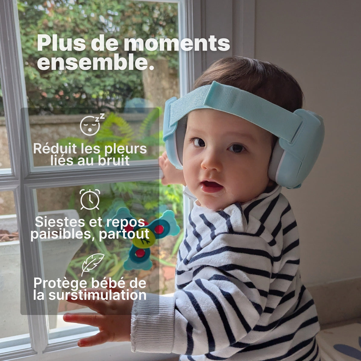 Protection anti-bruit bébé 0 - 3 ans