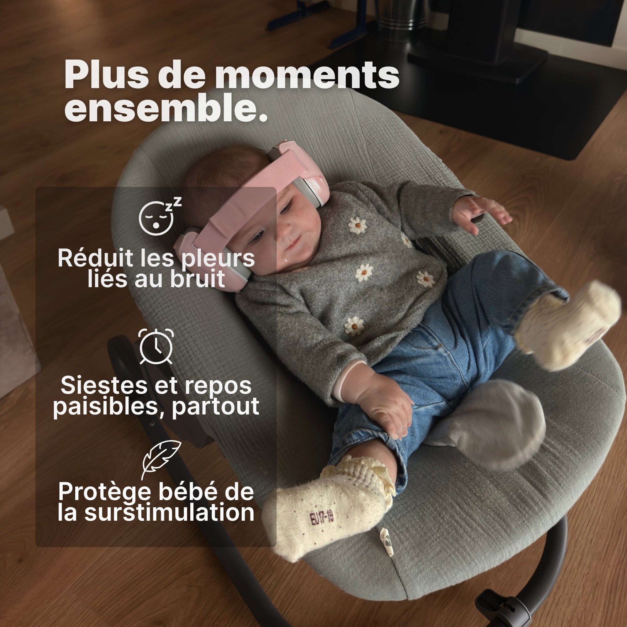 Protection anti-bruit bébé 0 - 3 ans